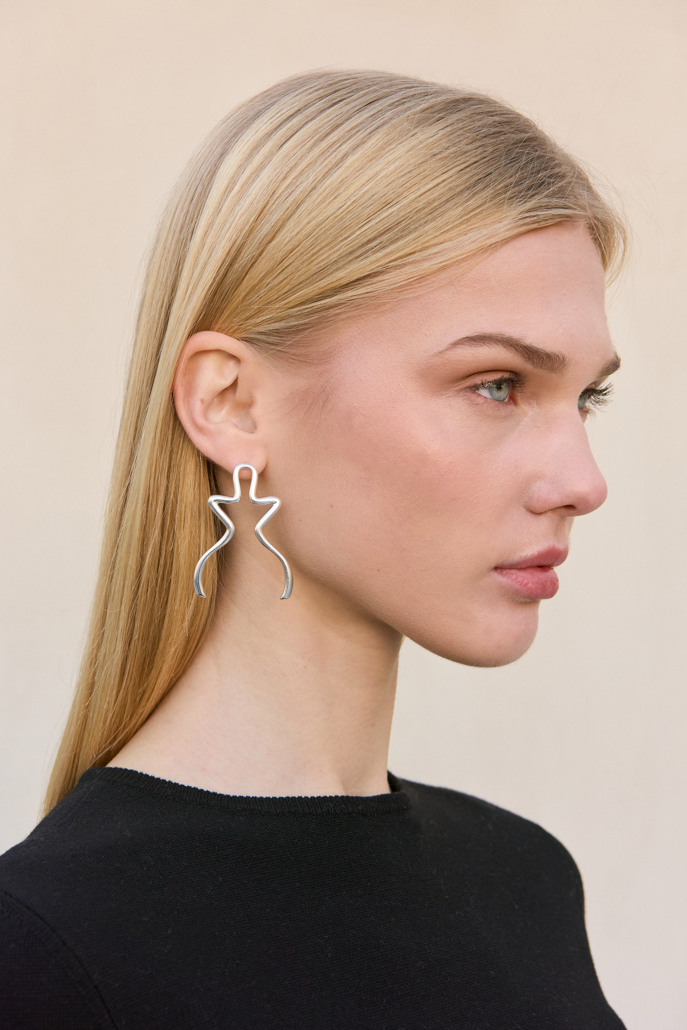 VALMA EARRING - ANTIQUE SILVER