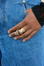BAMBU RING - BRUSHED BRASS