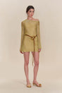 KARISHMA KNIT DRESS - GOLD