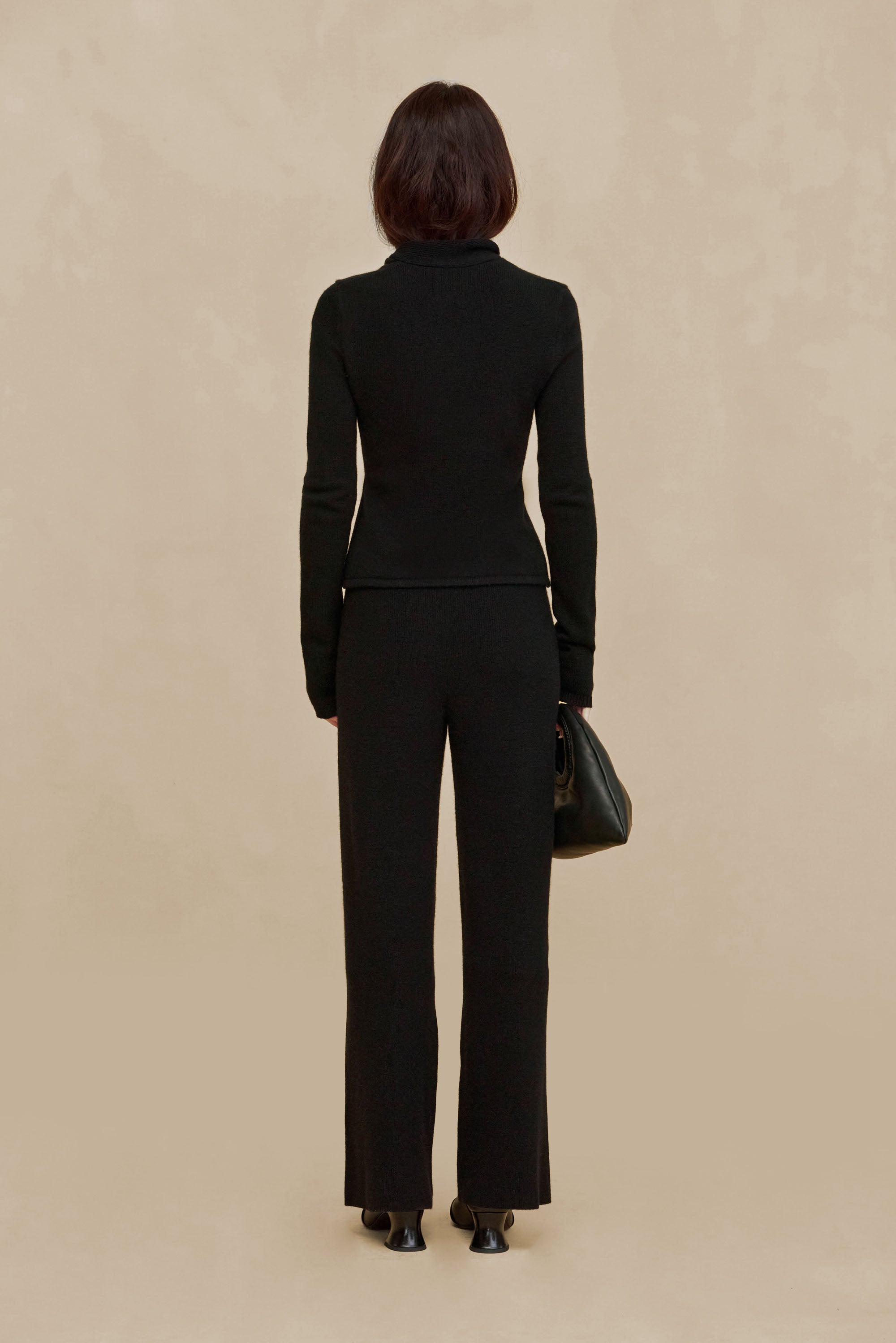 SONNY KNIT PANT - BLACK