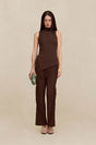 MAUDE KNIT PANT - JAVA