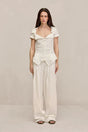 SISLEY PANT - OFF WHITE