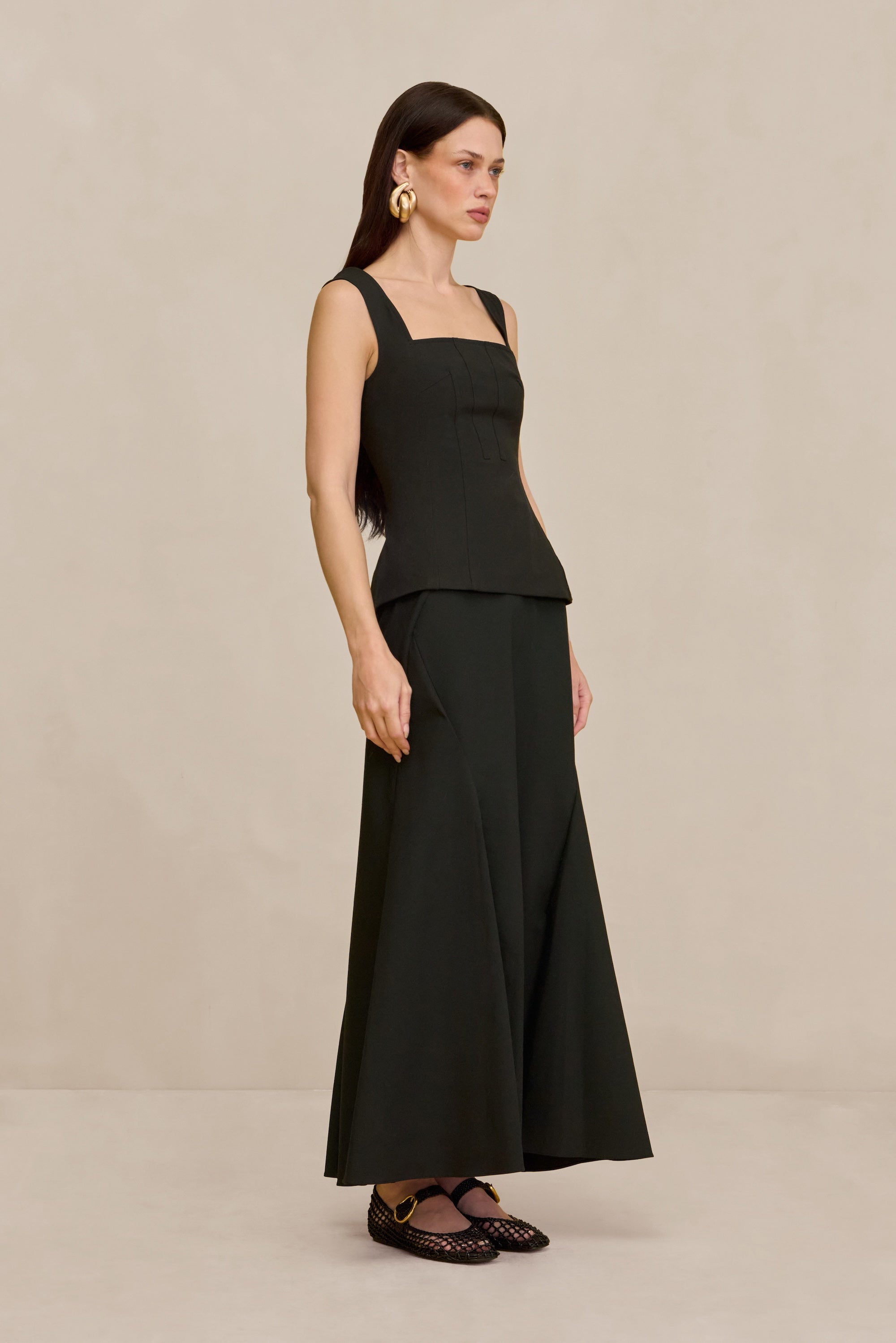 GANI TOP - BLACK