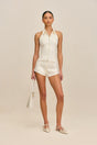 DENNY SHORT - OFF WHITE