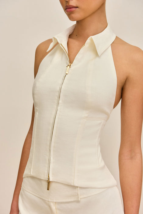 DENNY SHORT - OFF WHITE
