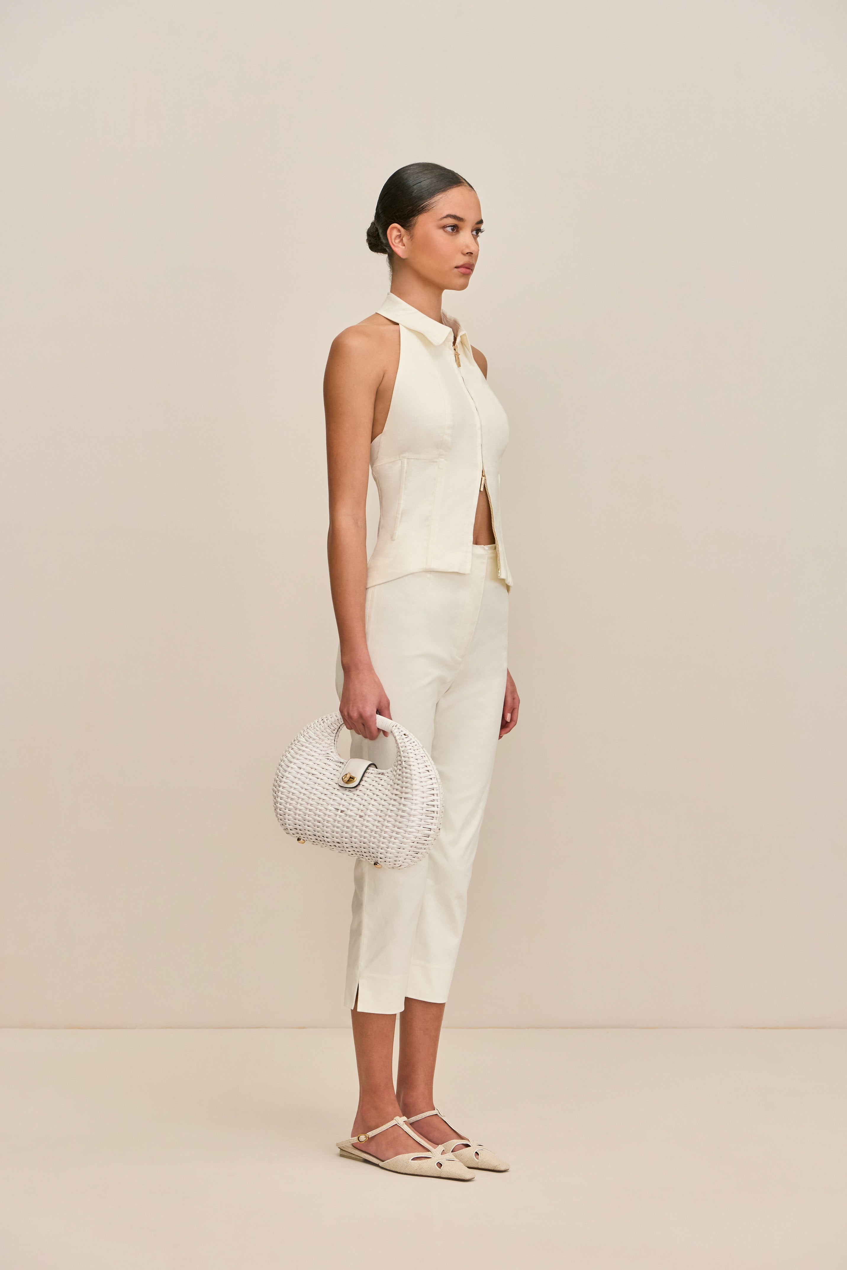 BLAIRE PANT - OFF WHITE