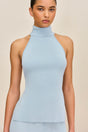 WAKE KNIT TOP - COASTAL