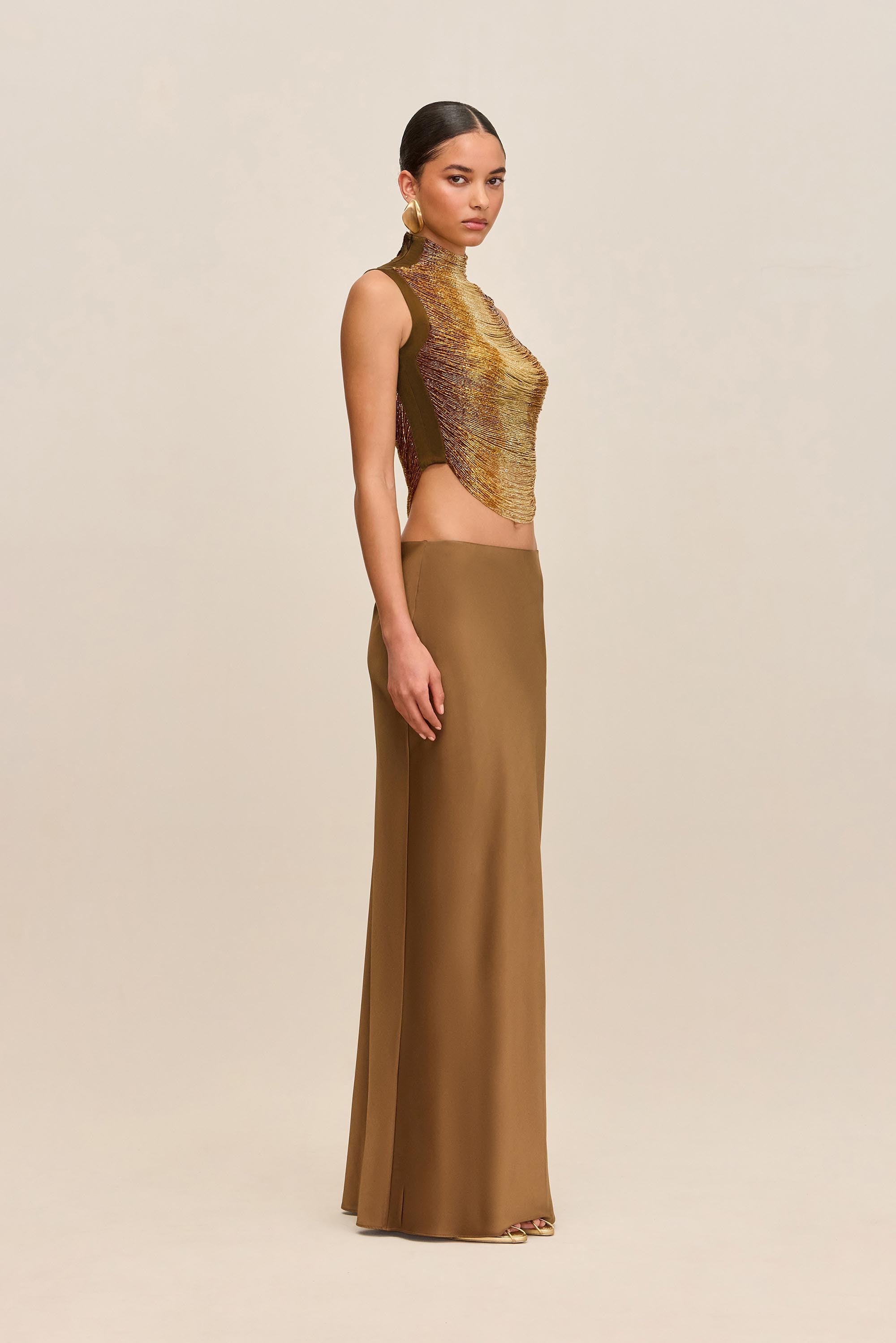 TARAJI TOP - BRONZE