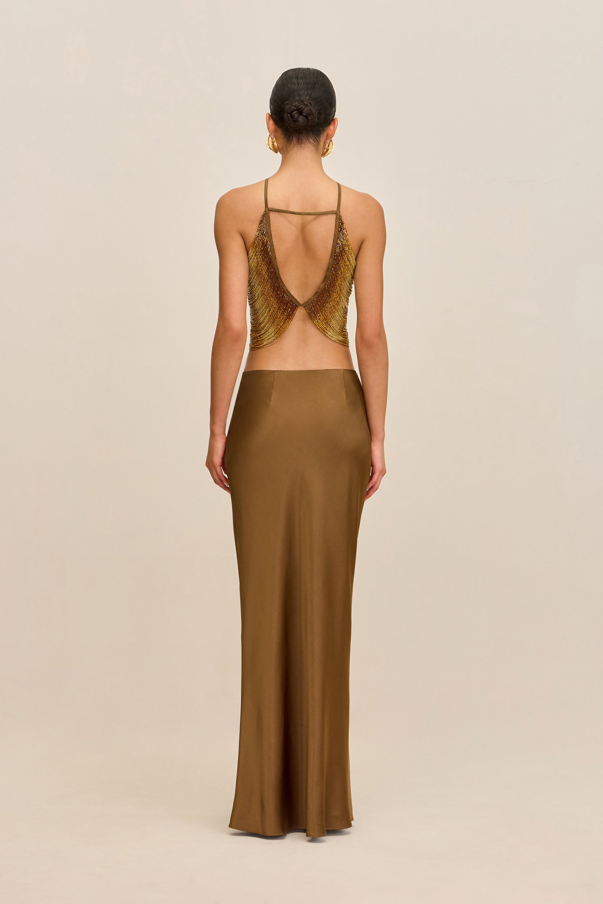 CHANTEL SKIRT - BRONZE