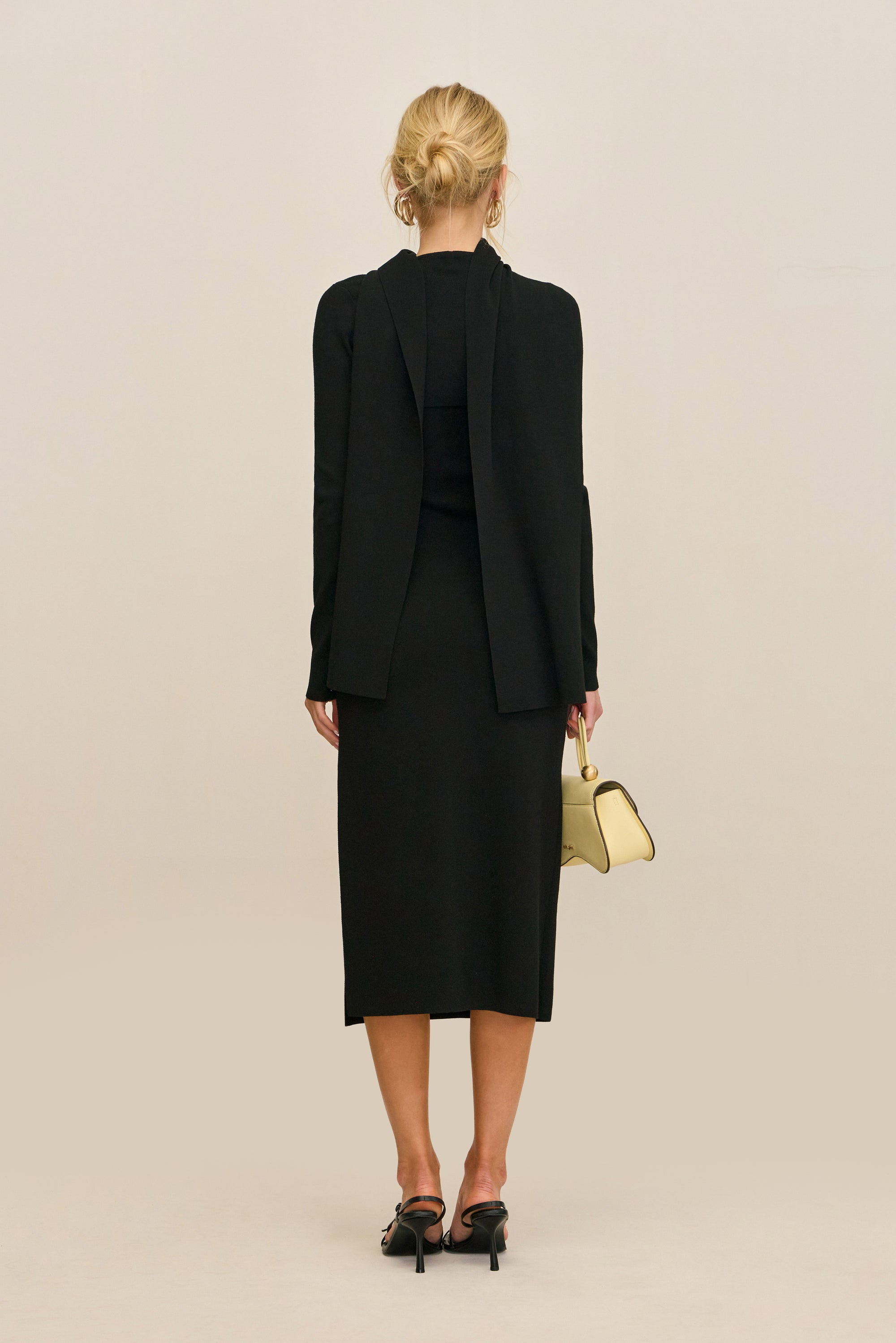 COLETTA KNIT DRESS - BLACK