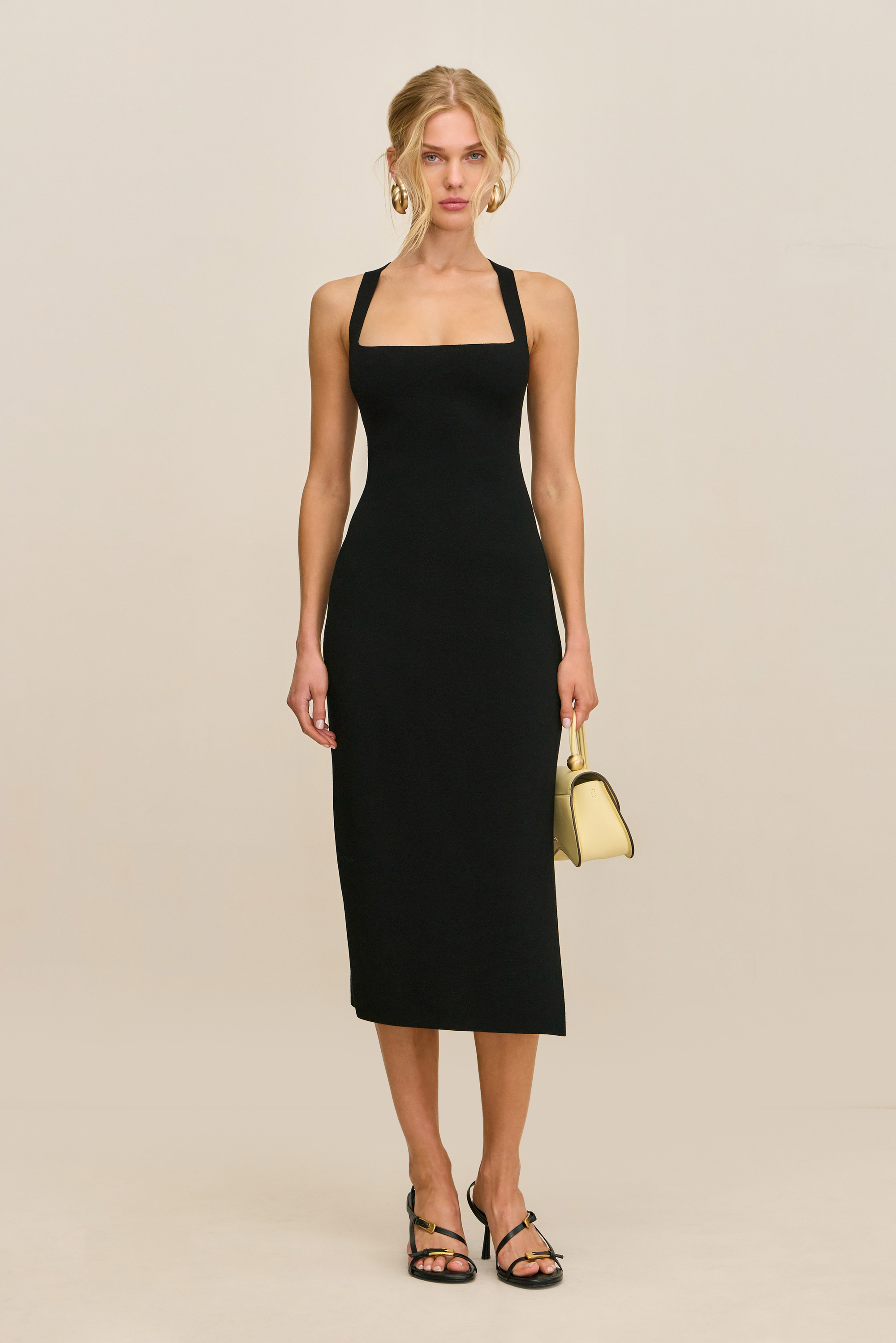 COLETTA KNIT DRESS - BLACK