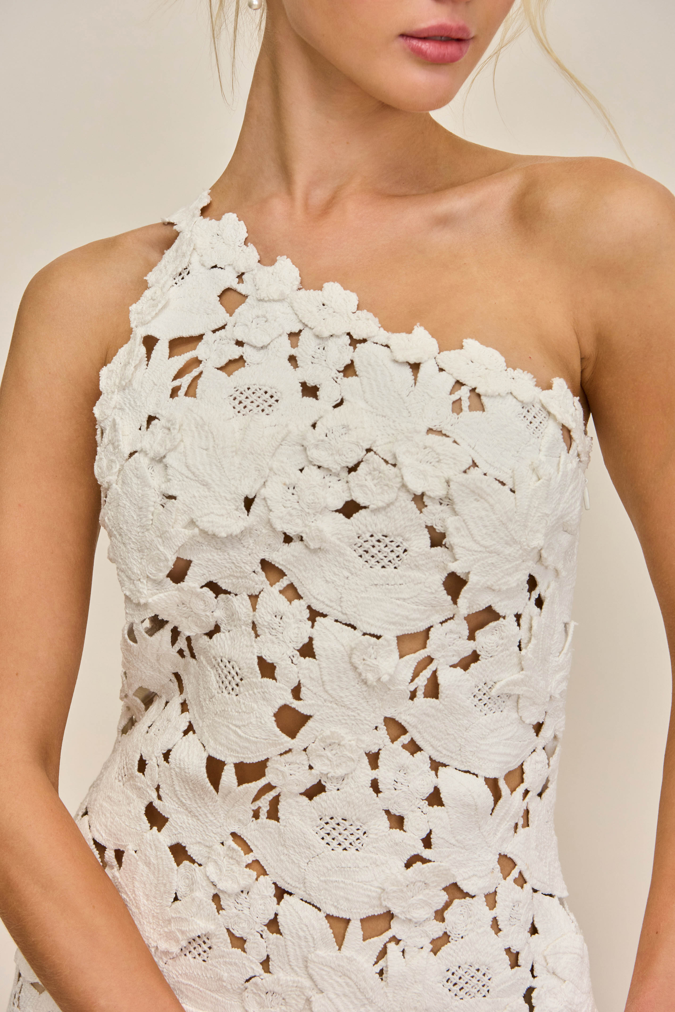ELINOR DRESS - OFF WHITE