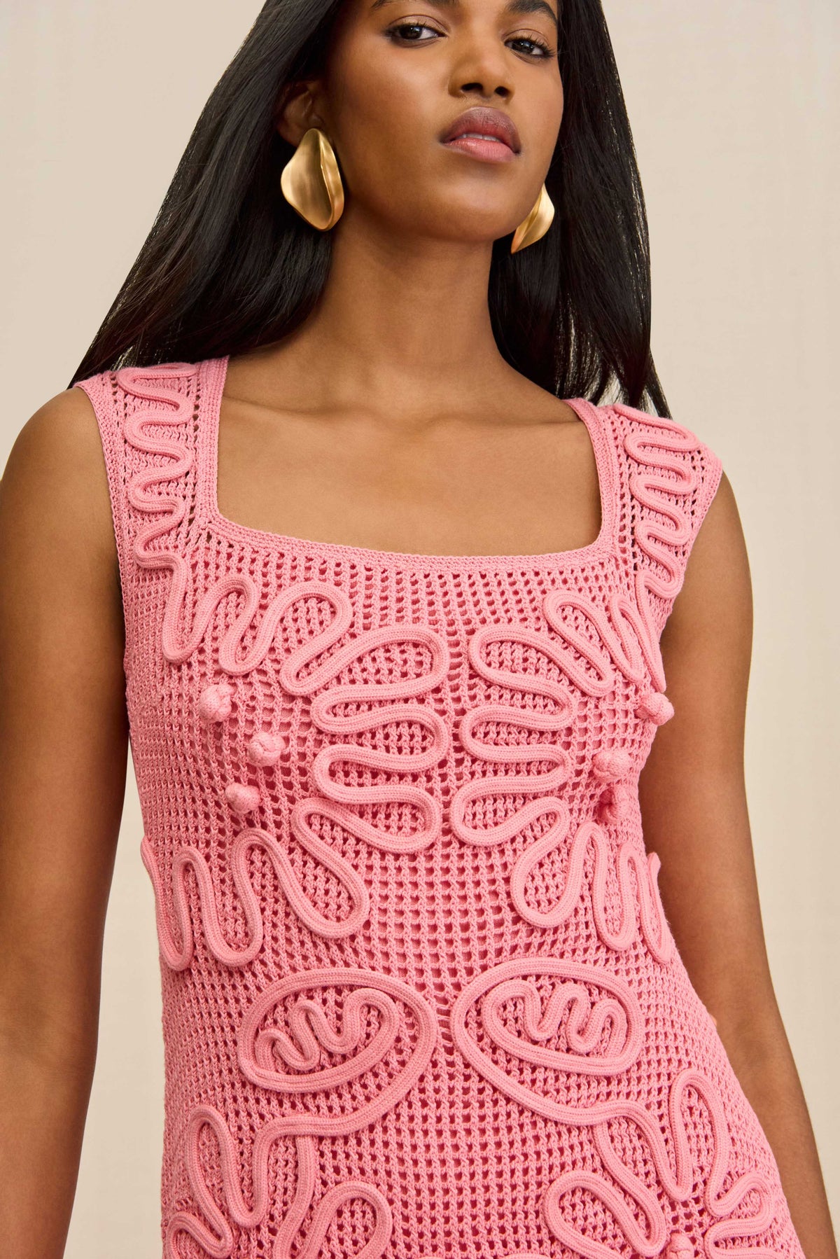 CHIMI KNIT DRESS - BUBBLE