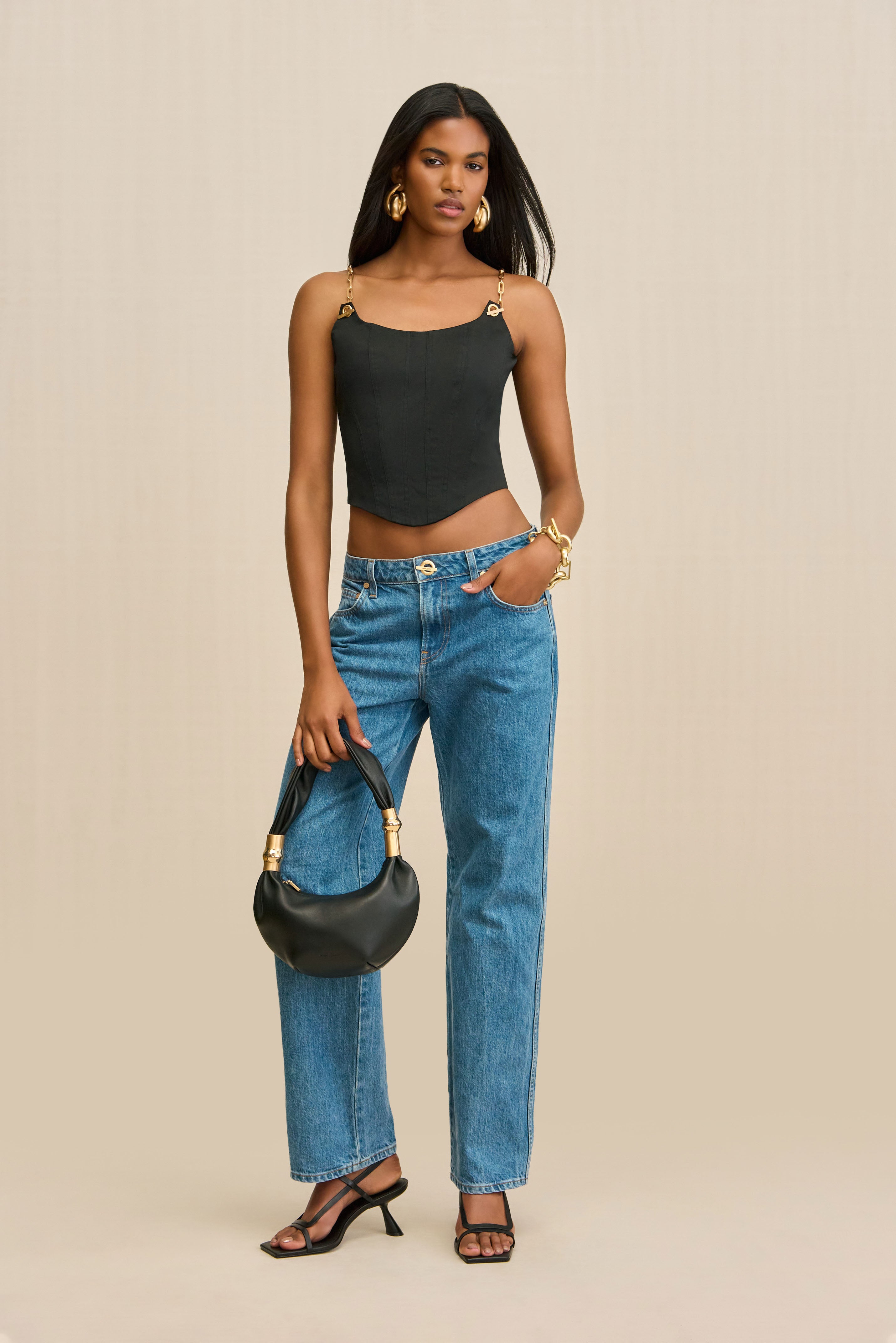FIANNA TOP - BLACK