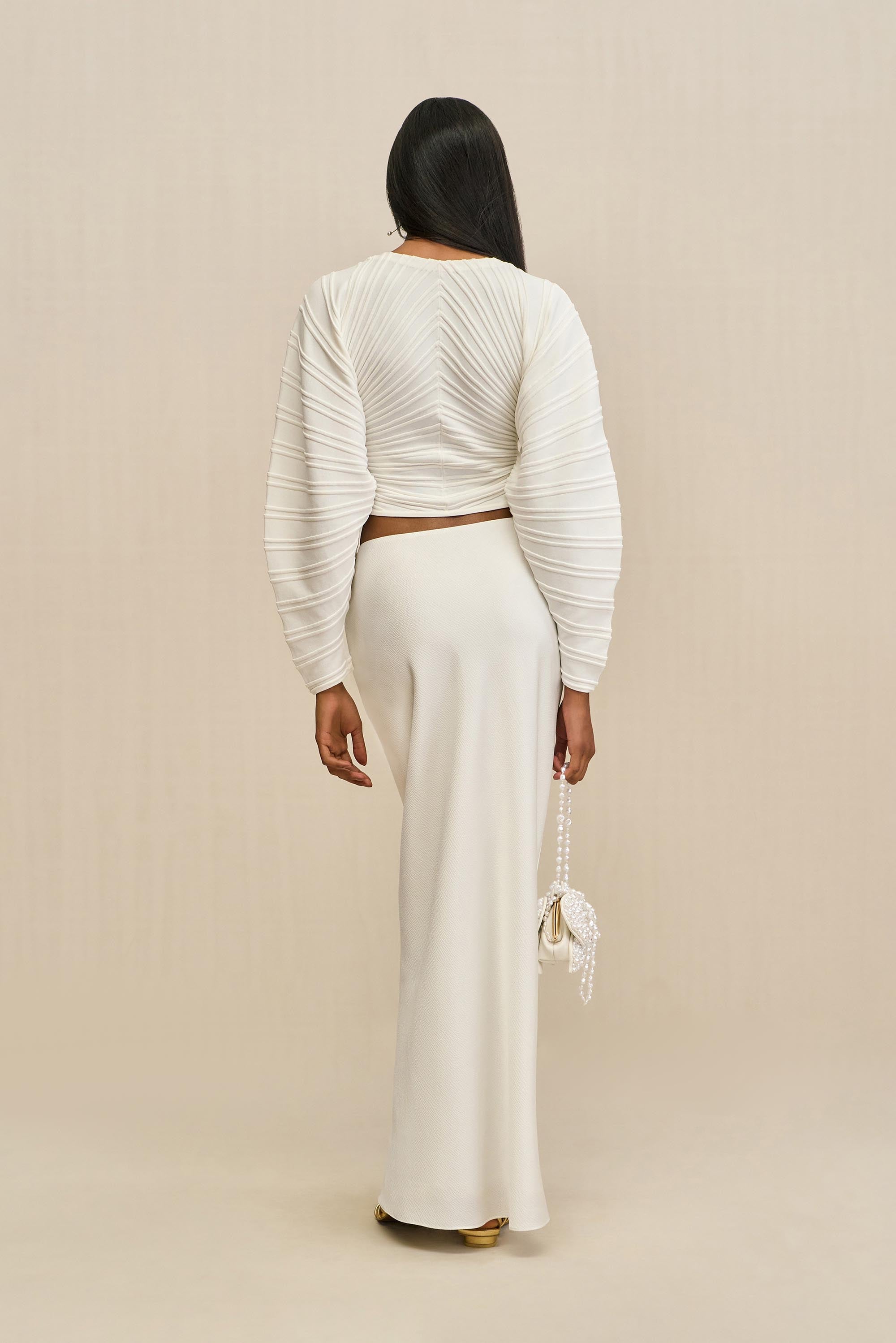 BLAIR KNIT CARDIGAN - OFF WHITE