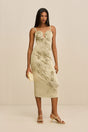 SORAIYA KNIT DRESS - FOG SHIMMER