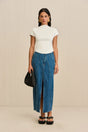 MIA JEAN SKIRT - INDIGO