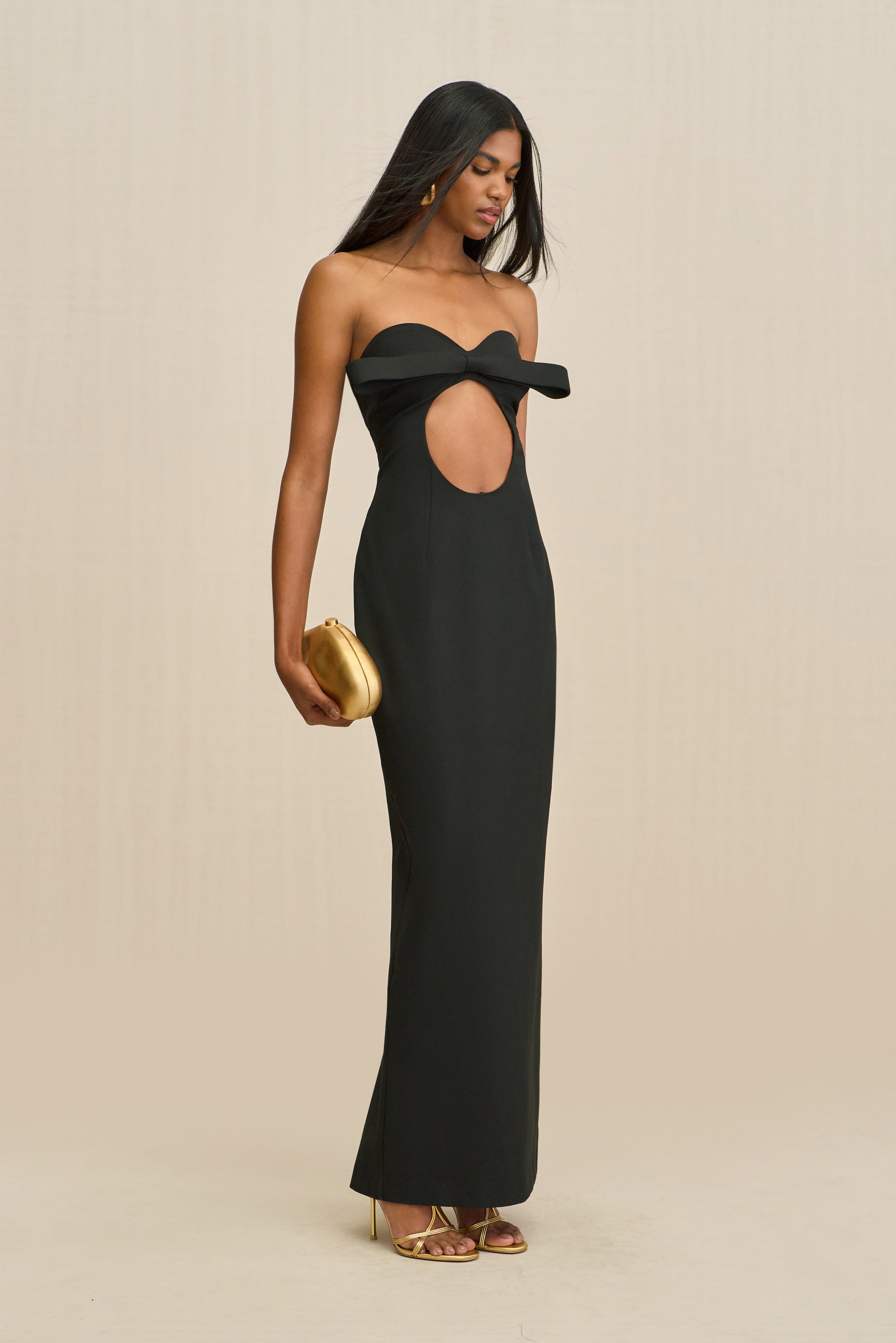 RUNE GOWN - BLACK