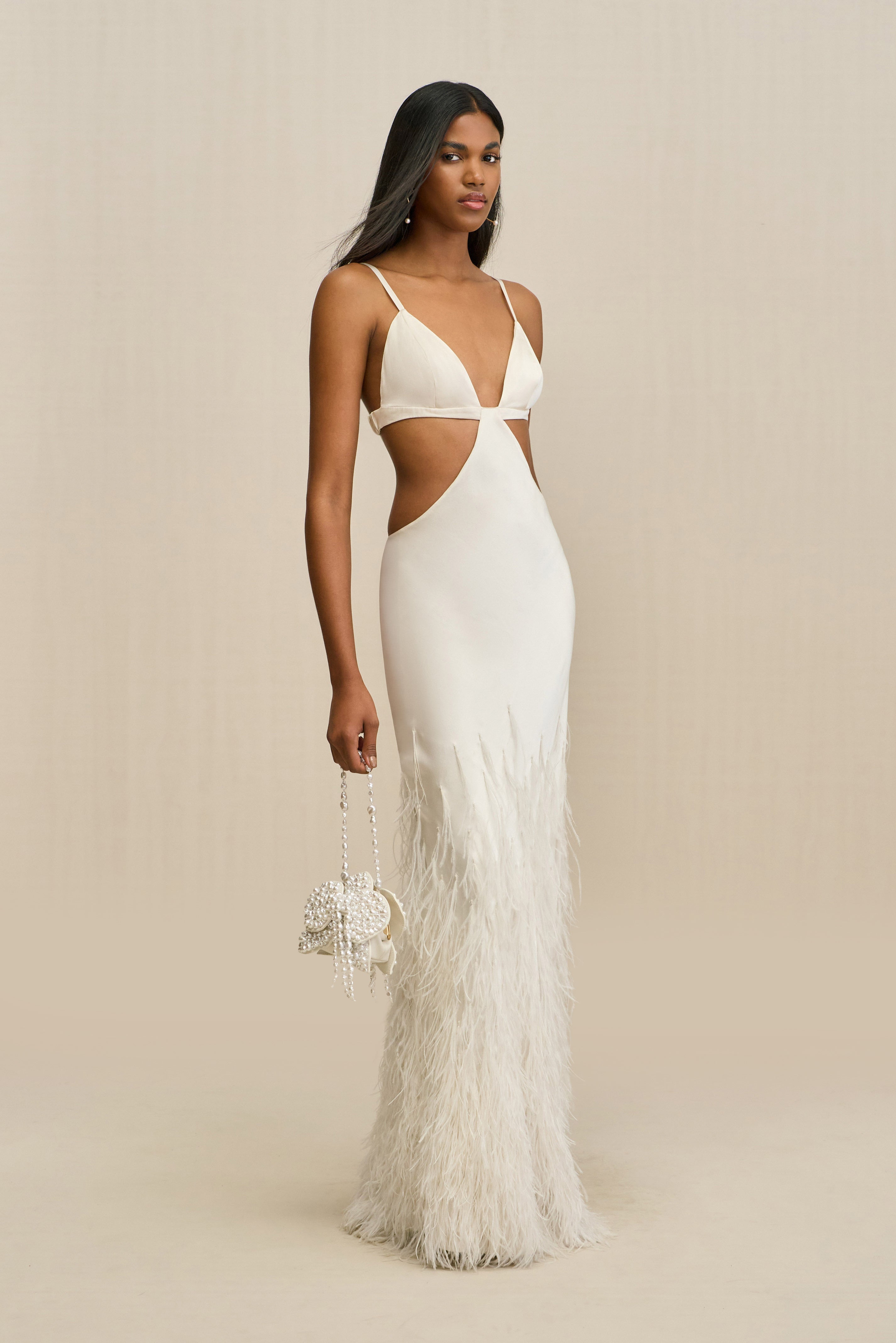 RAISA GOWN - OFF WHITE