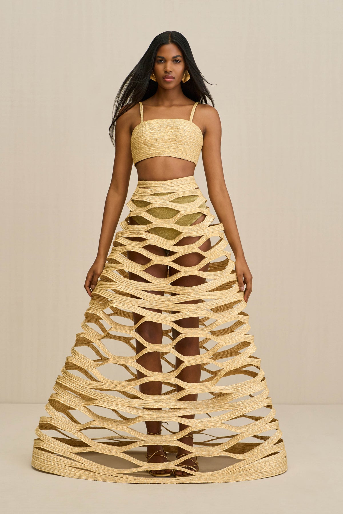 LANCASTER SKIRT - NATURAL