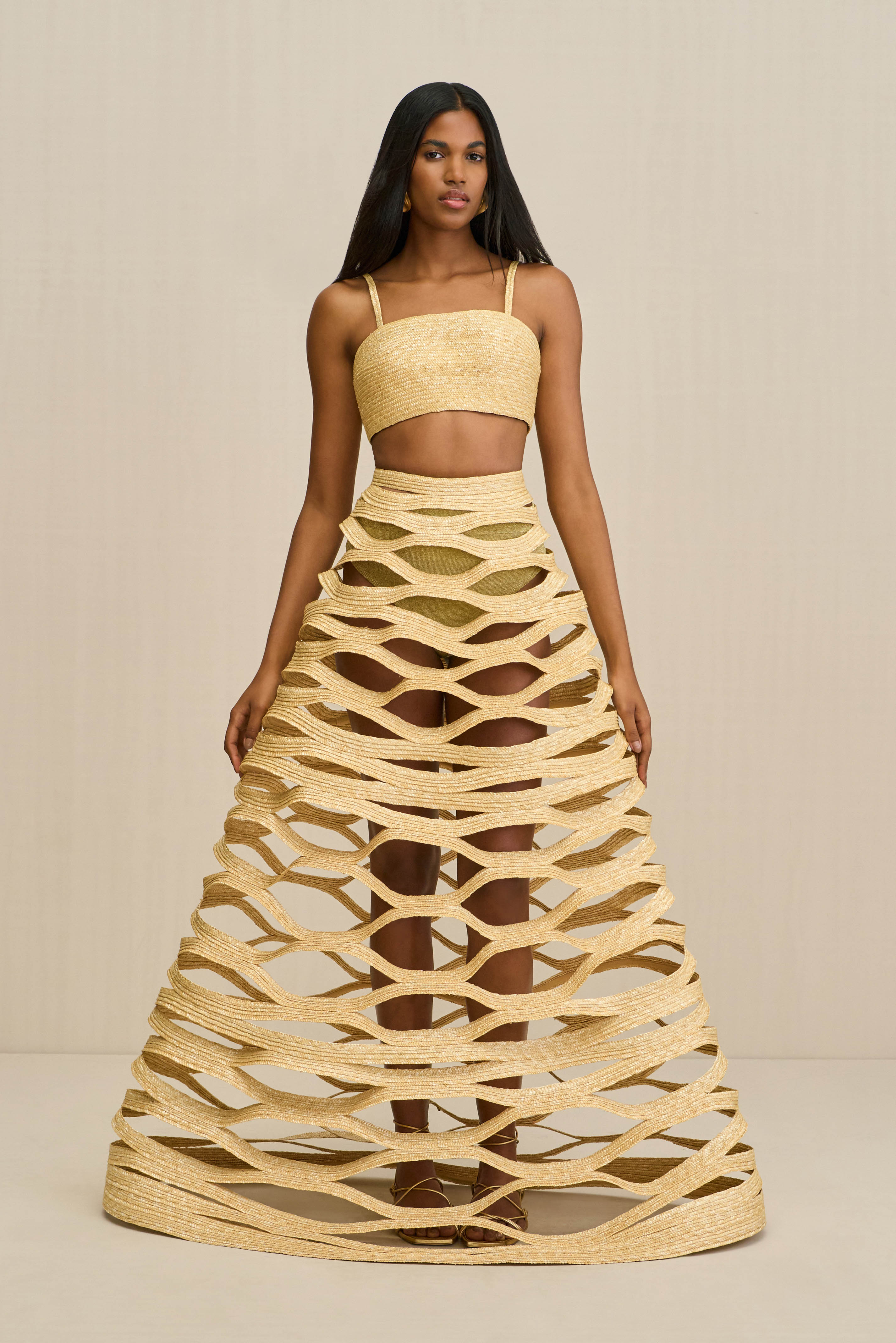 LANCASTER SKIRT - NATURAL