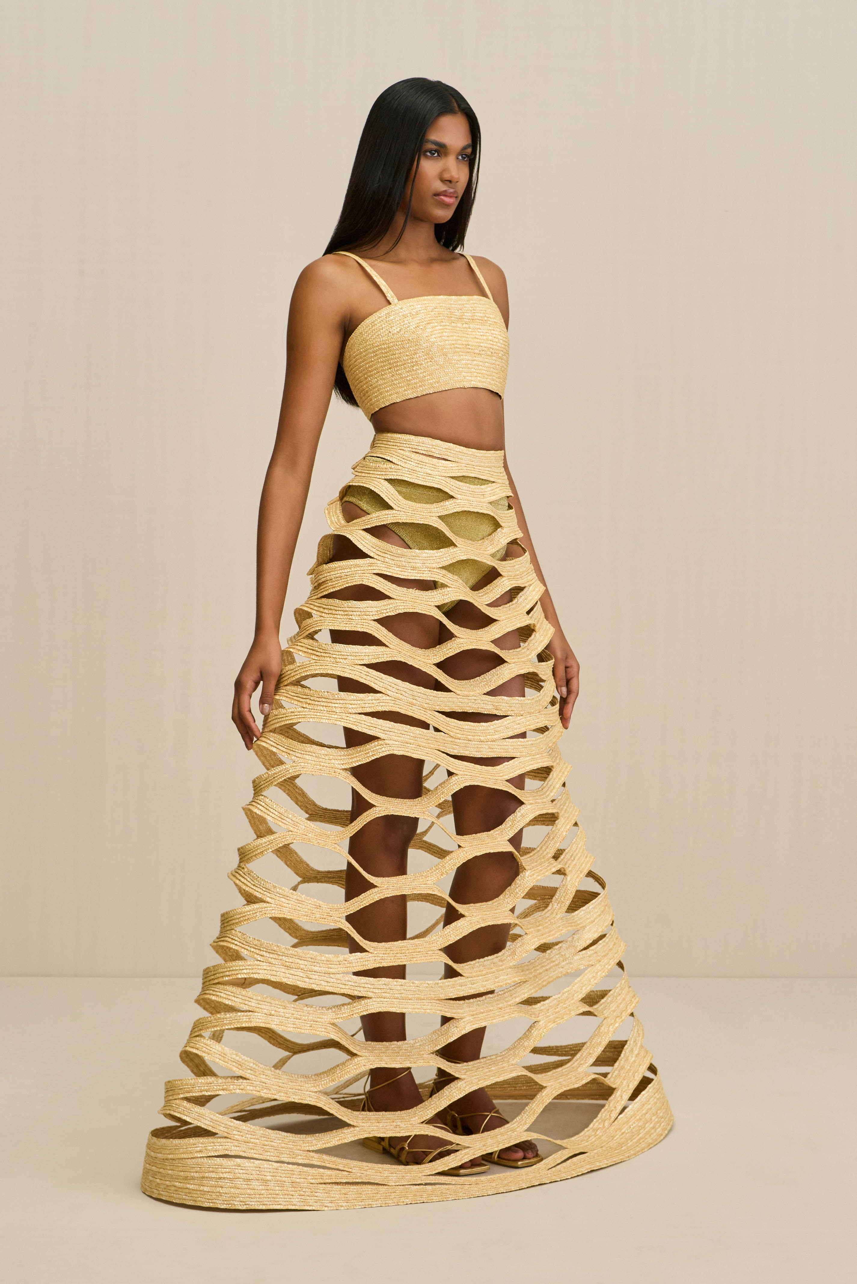LANCASTER SKIRT - NATURAL