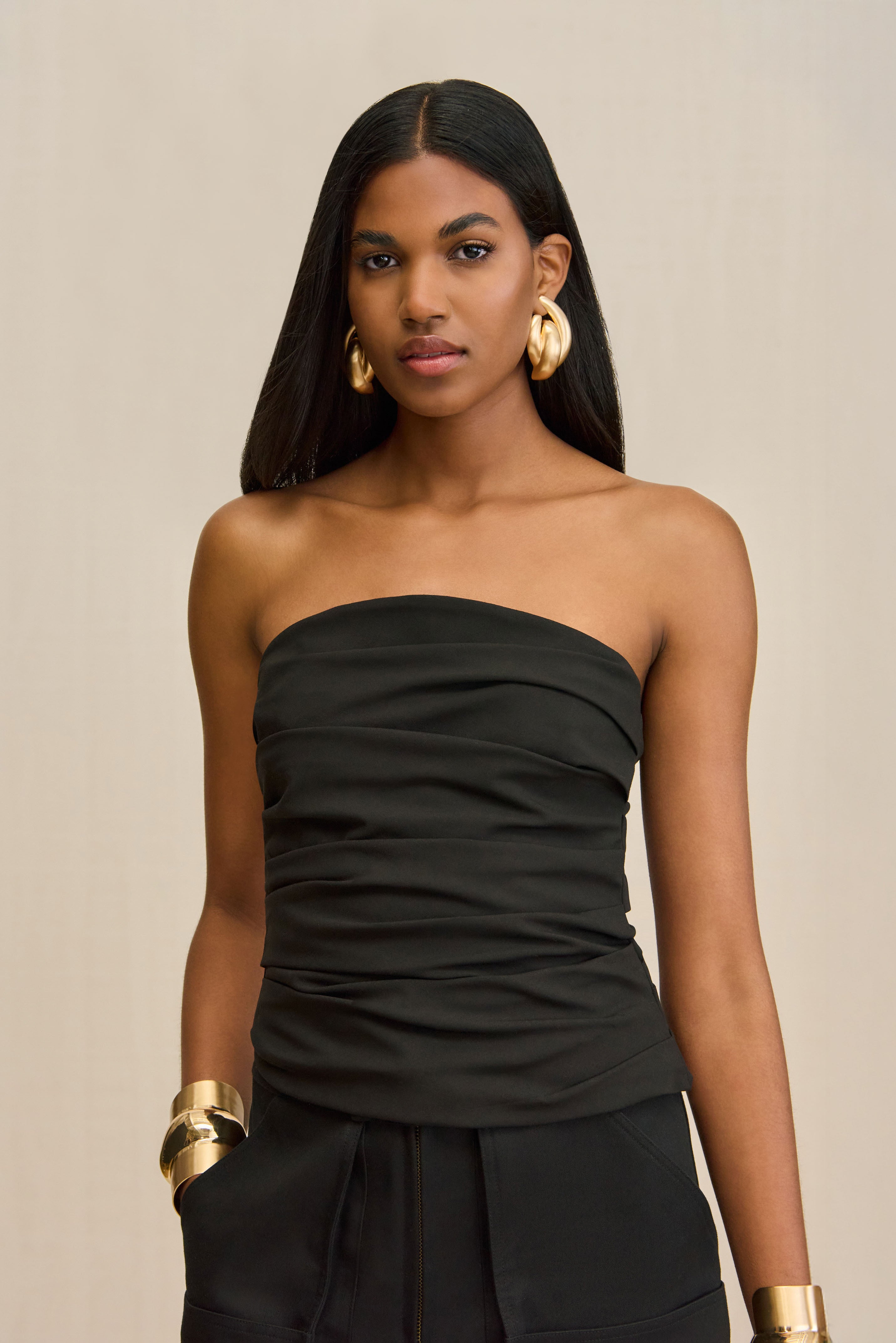 KRISHA TOP - BLACK