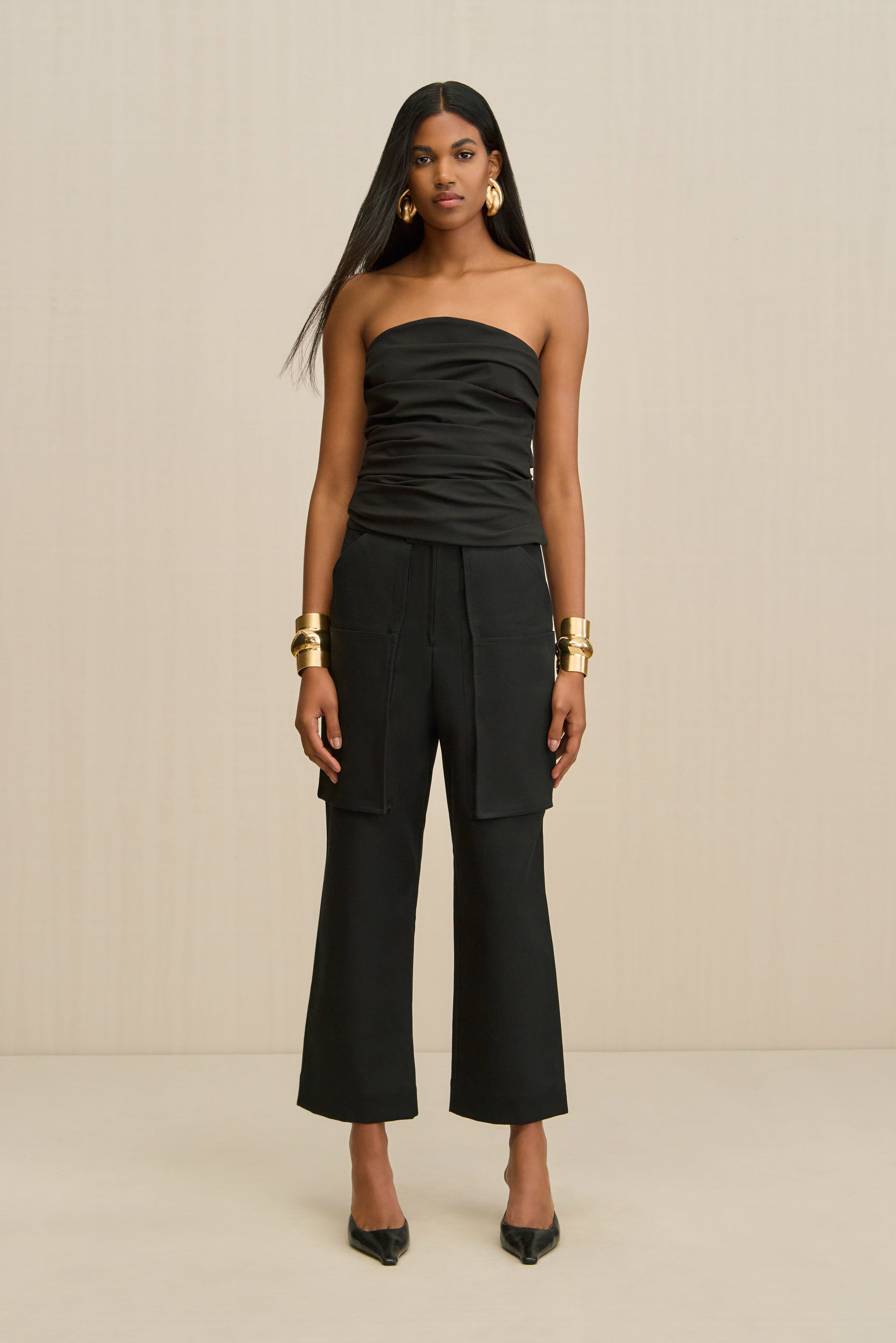 KRISHA TOP - BLACK