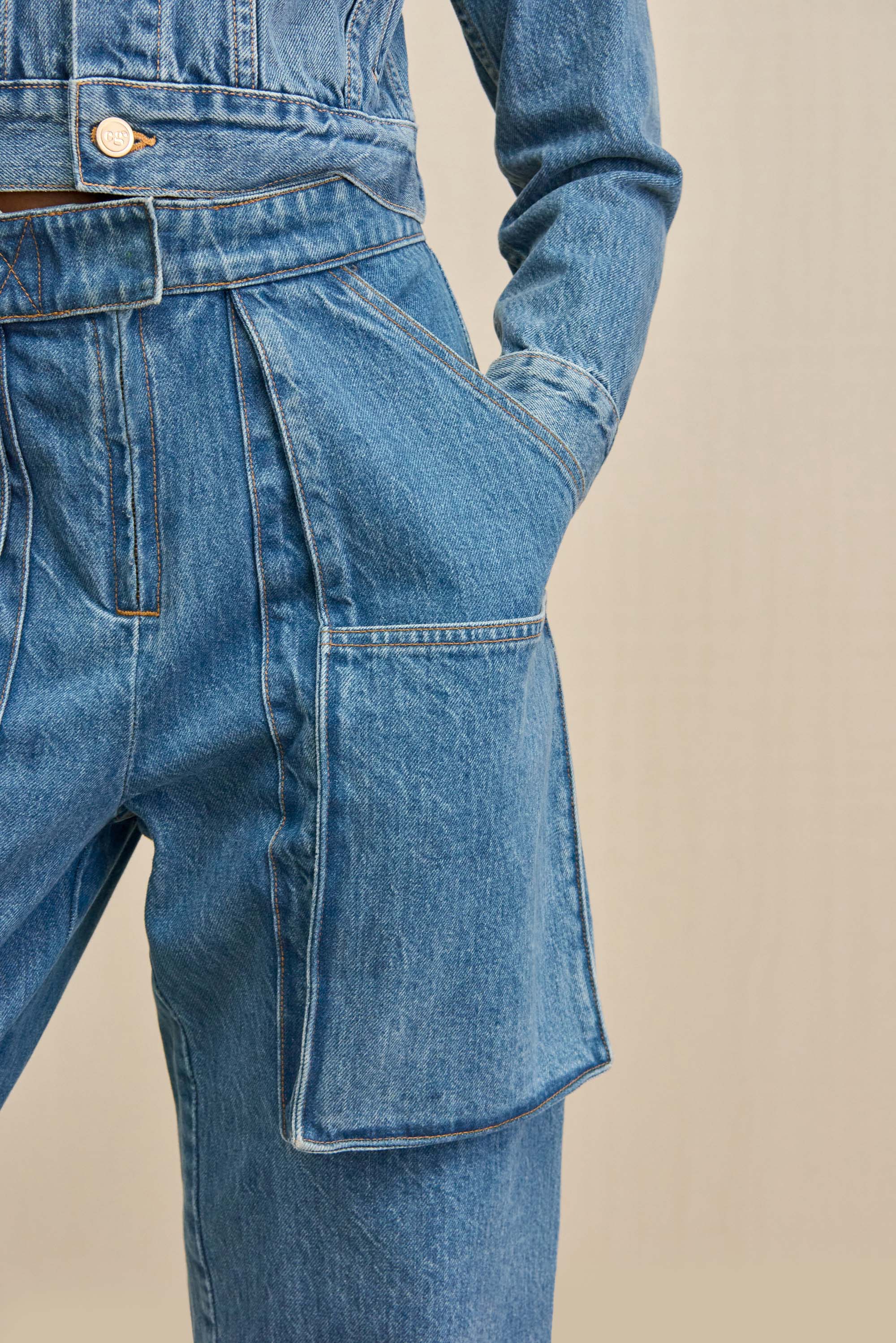 TOPANGA JEAN - MEDIUM STONE WASH