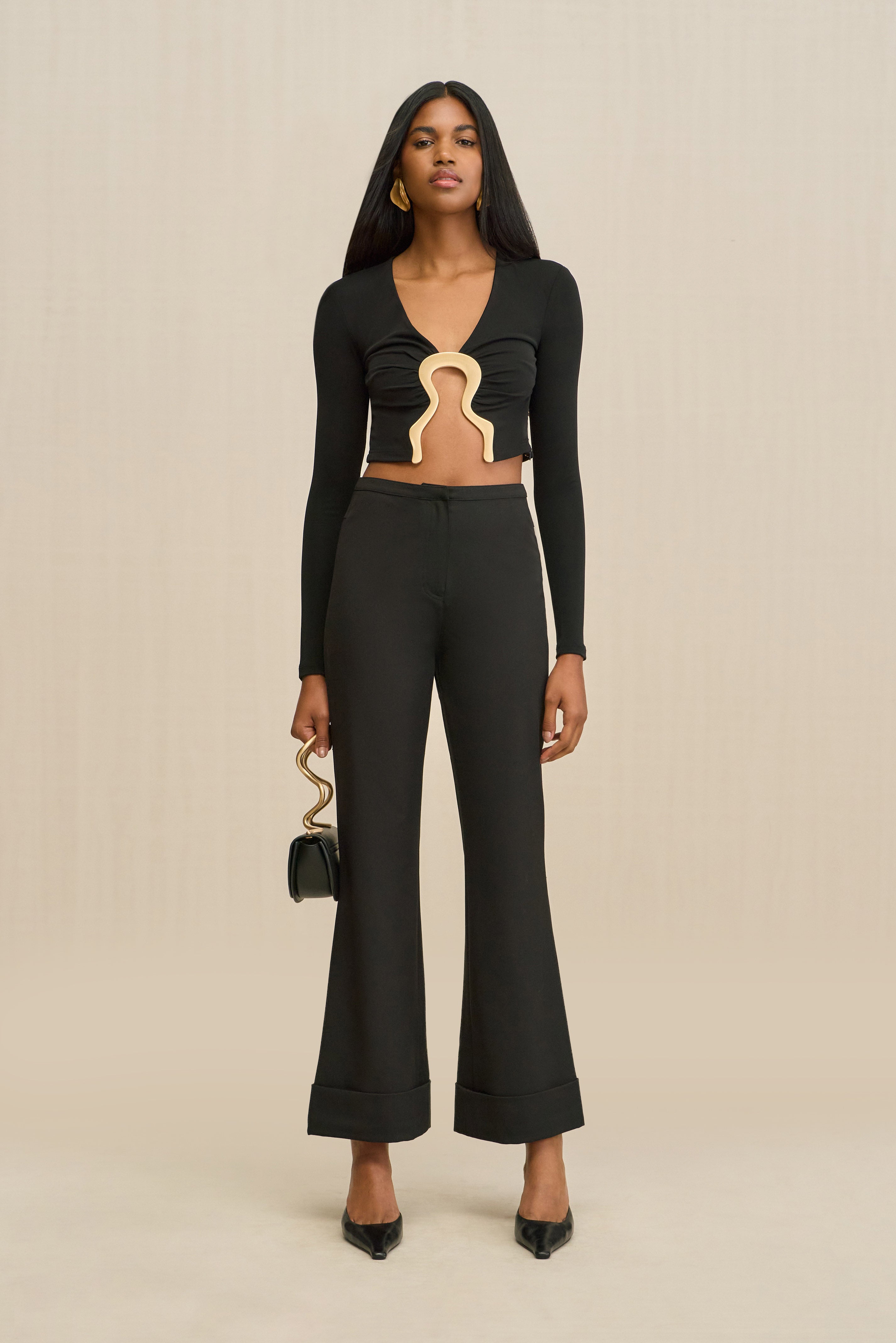 LAIA TOP - BLACK