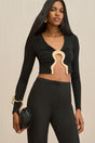 LAIA TOP - BLACK