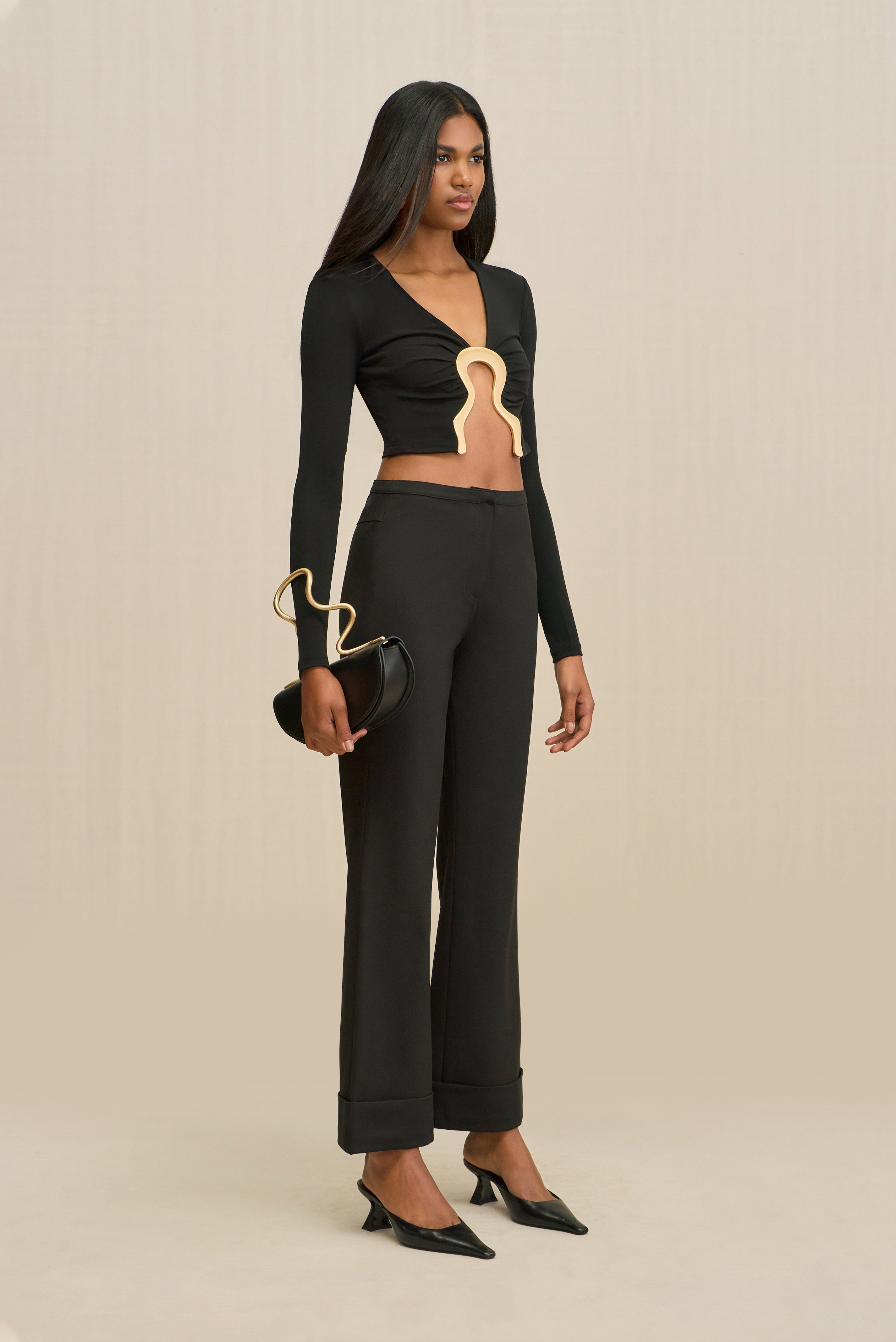 LAIA TOP - BLACK