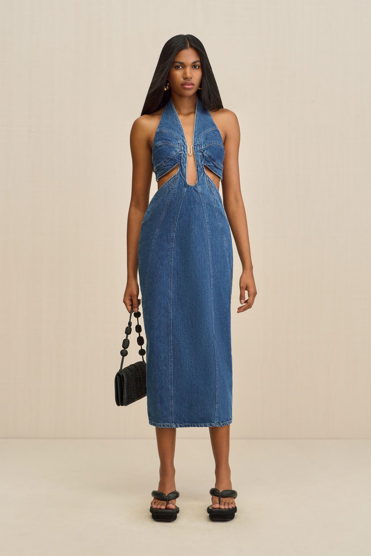 ABI DRESS - INDIGO