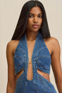 ABI DRESS - INDIGO