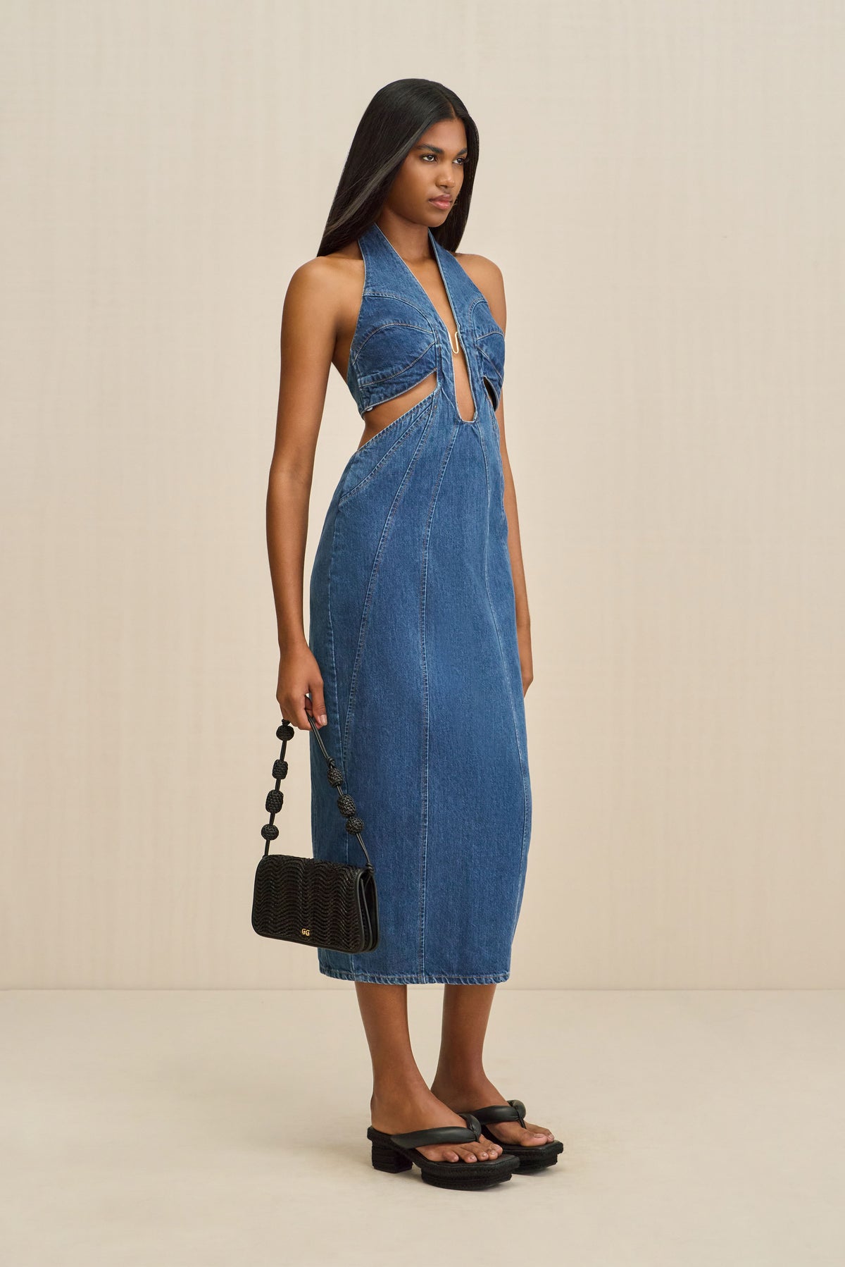 ABI DRESS - INDIGO