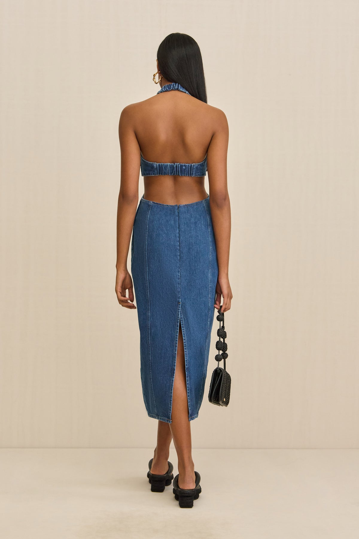 ABI DRESS - INDIGO