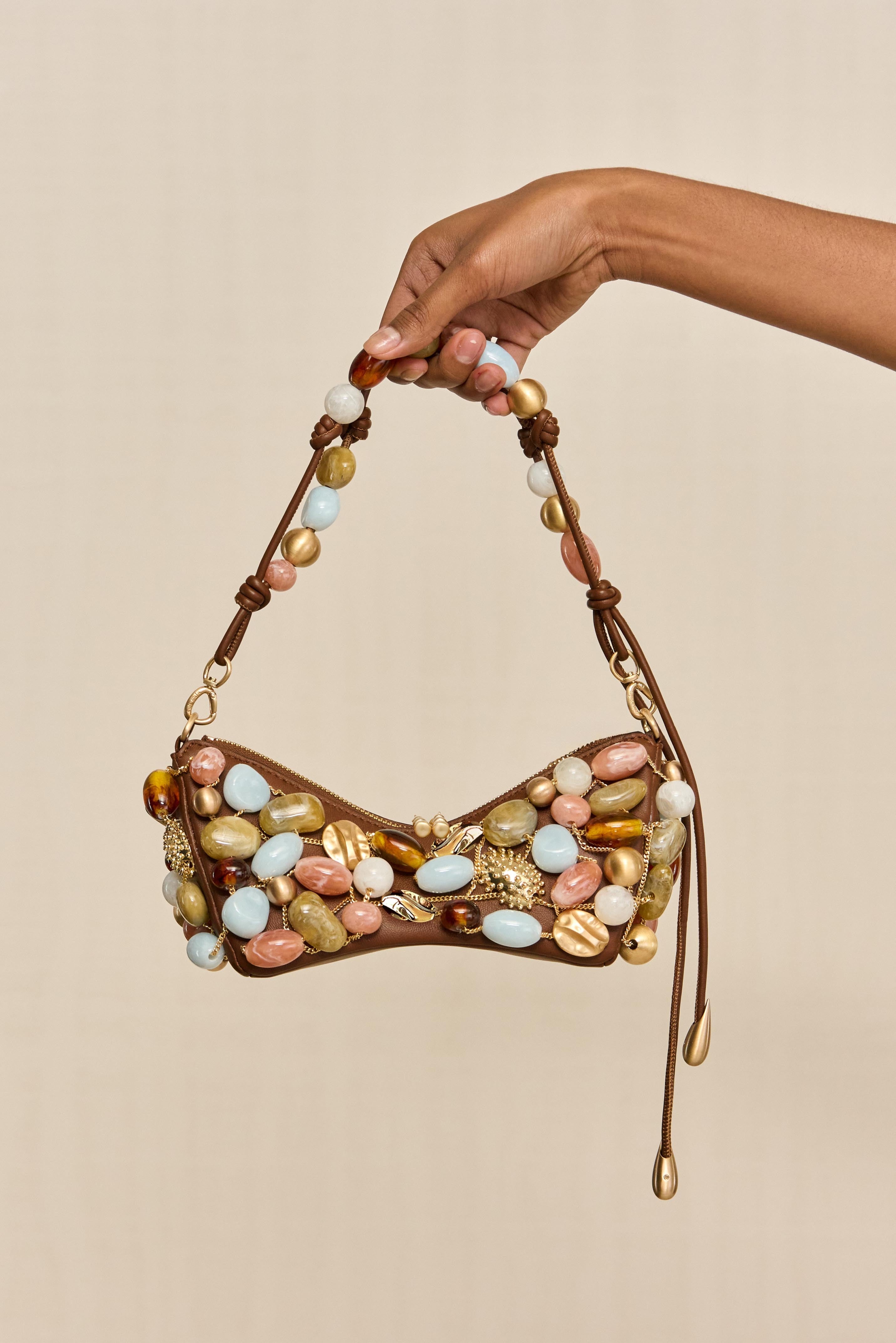 MERCIER MINI SHOULDER BAG - SADDLE BAUBLE MULTI