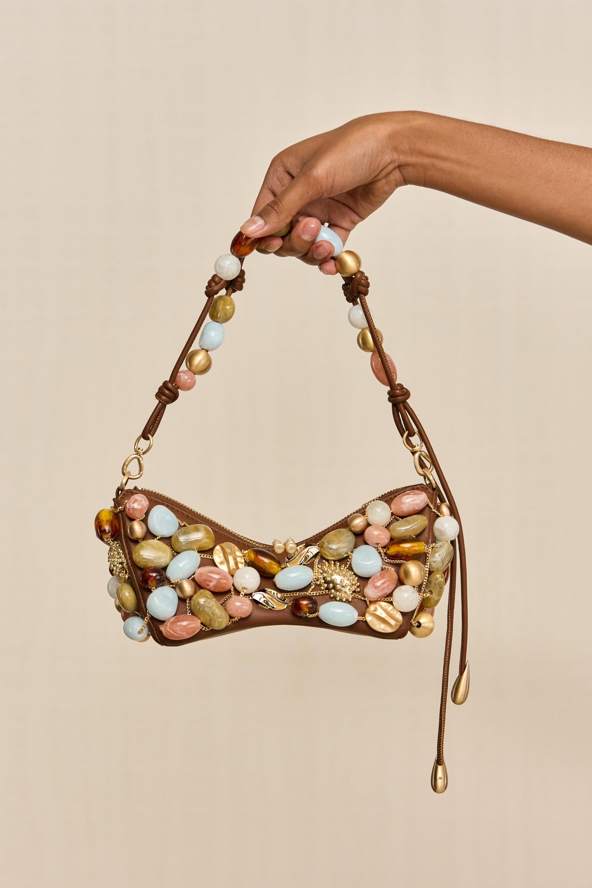 MERCIER MINI SHOULDER BAG - SADDLE BAUBLE MULTI