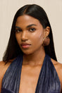 INA EARRING - WALNUT