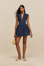 ROCCA DRESS - DEEP LAKE