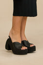 PHOEBE PLATFORM SANDAL - BLACK
