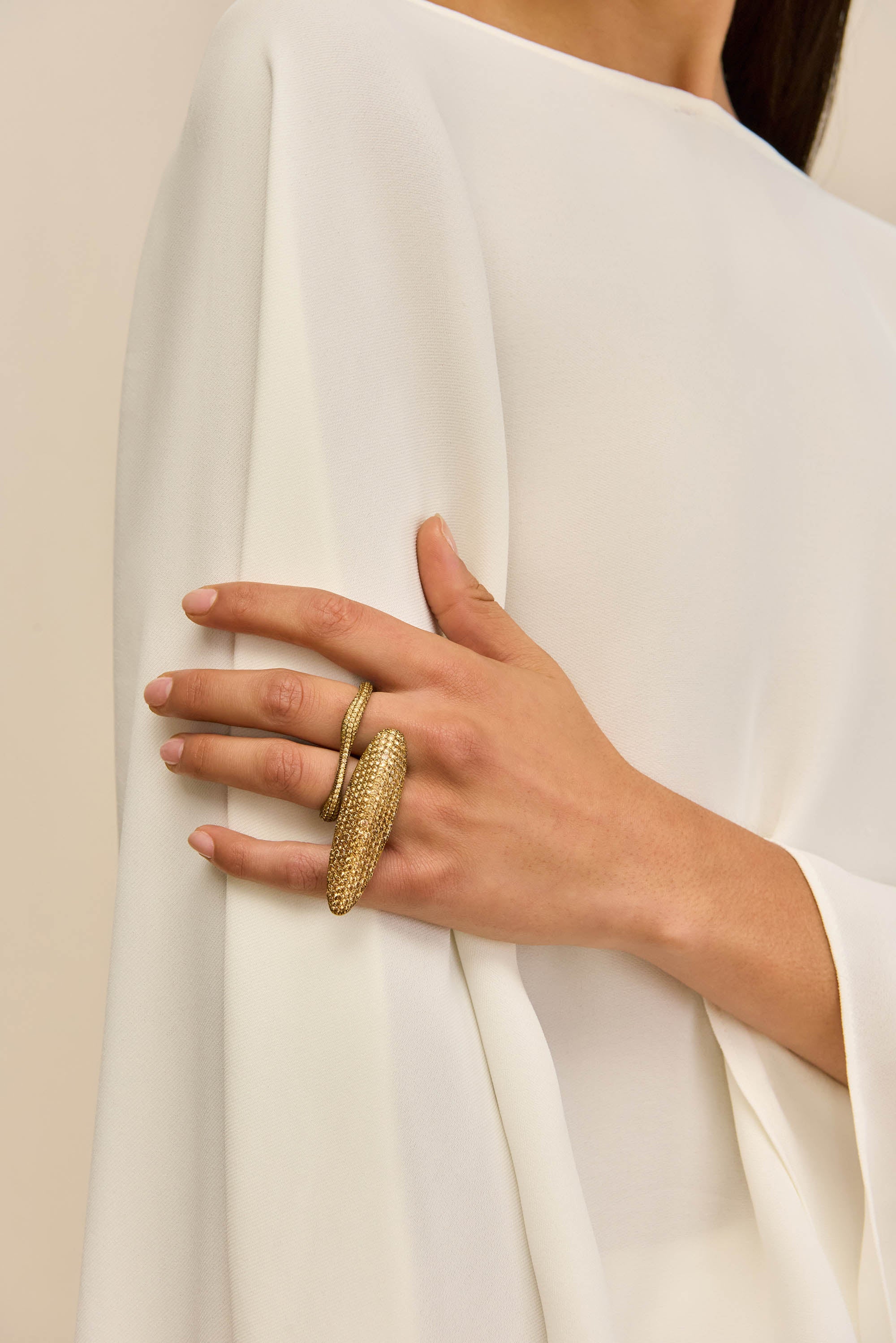 FIORE RHINESTONE RING - TIERRA