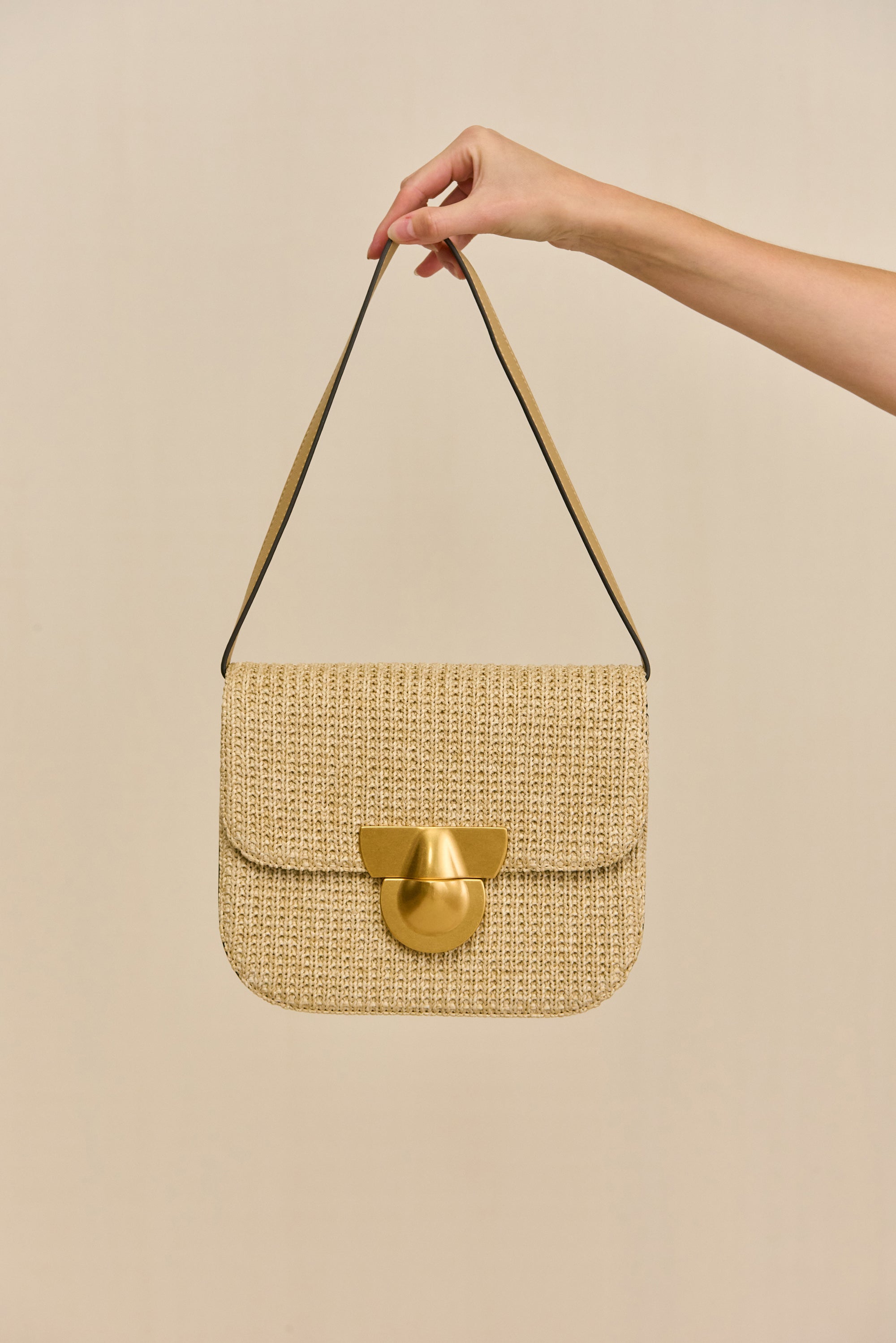 TAZIA SHOULDER BAG - NATURAL