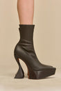KAMARI PLATFORM BOOT - ESPRESSO
