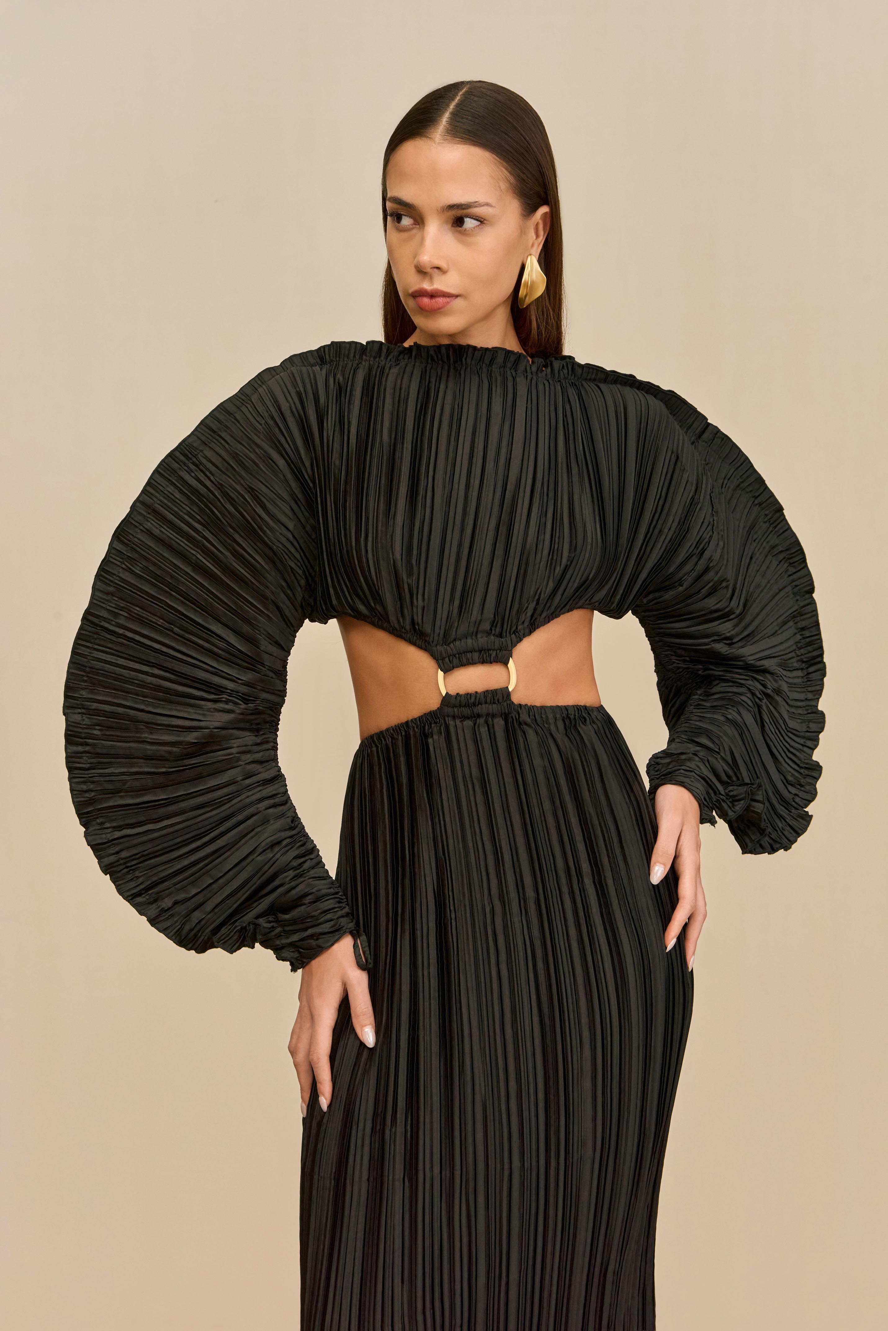 AKILAH DRESS - BLACK