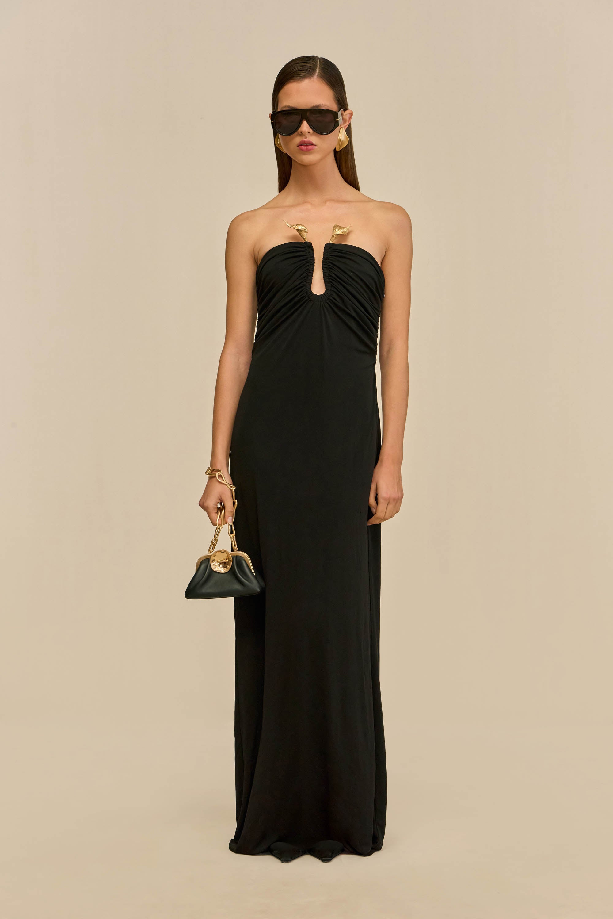 EMIR GOWN - BLACK
