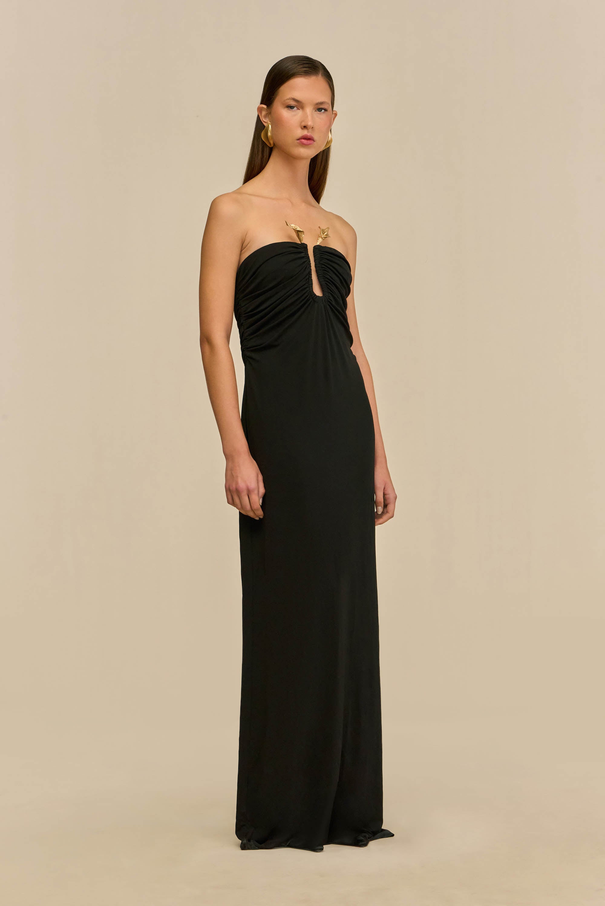 EMIR GOWN - BLACK