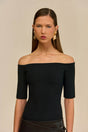 SANDERS TOP - BLACK