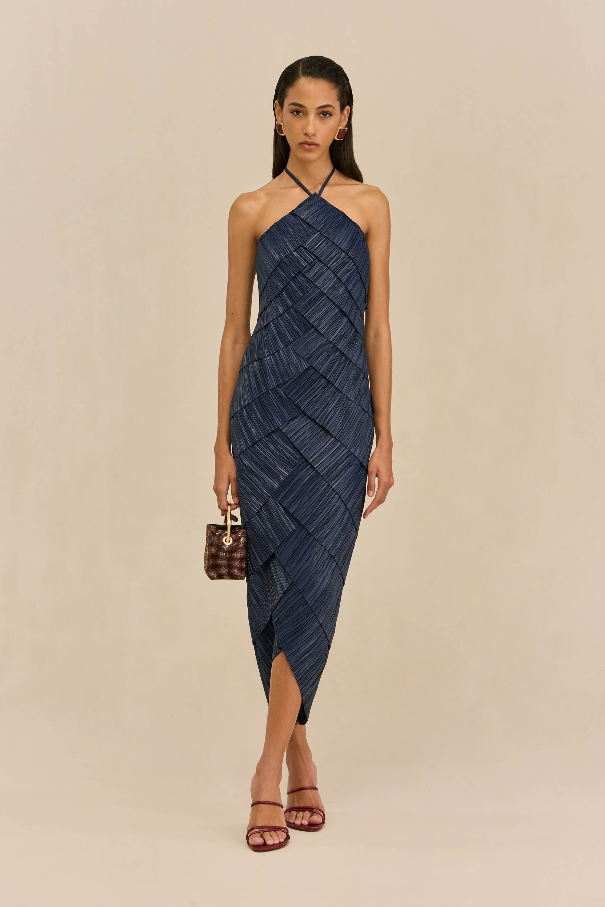 PATRIZIA DRESS - DEEP LAKE