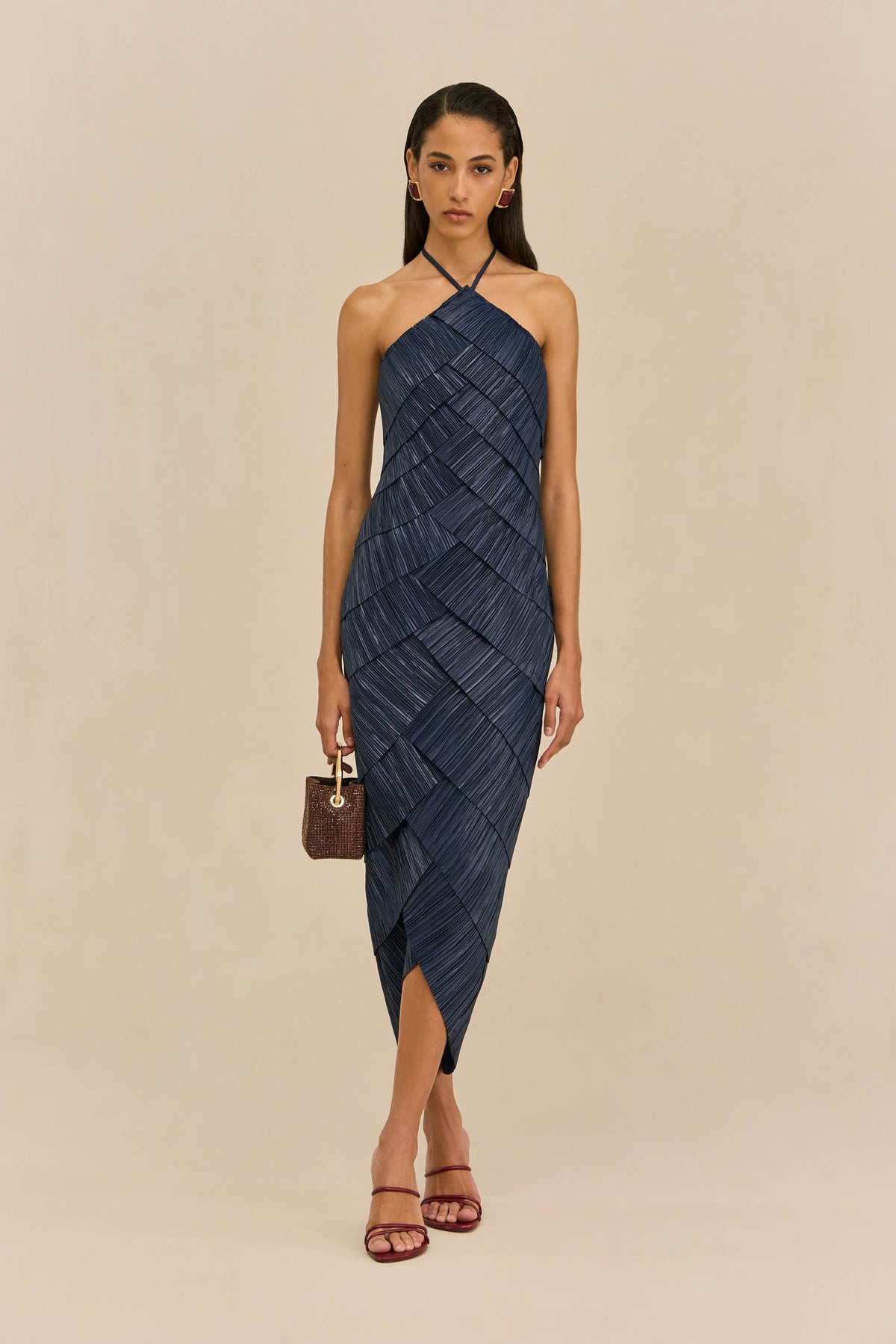 PATRIZIA DRESS - DEEP LAKE